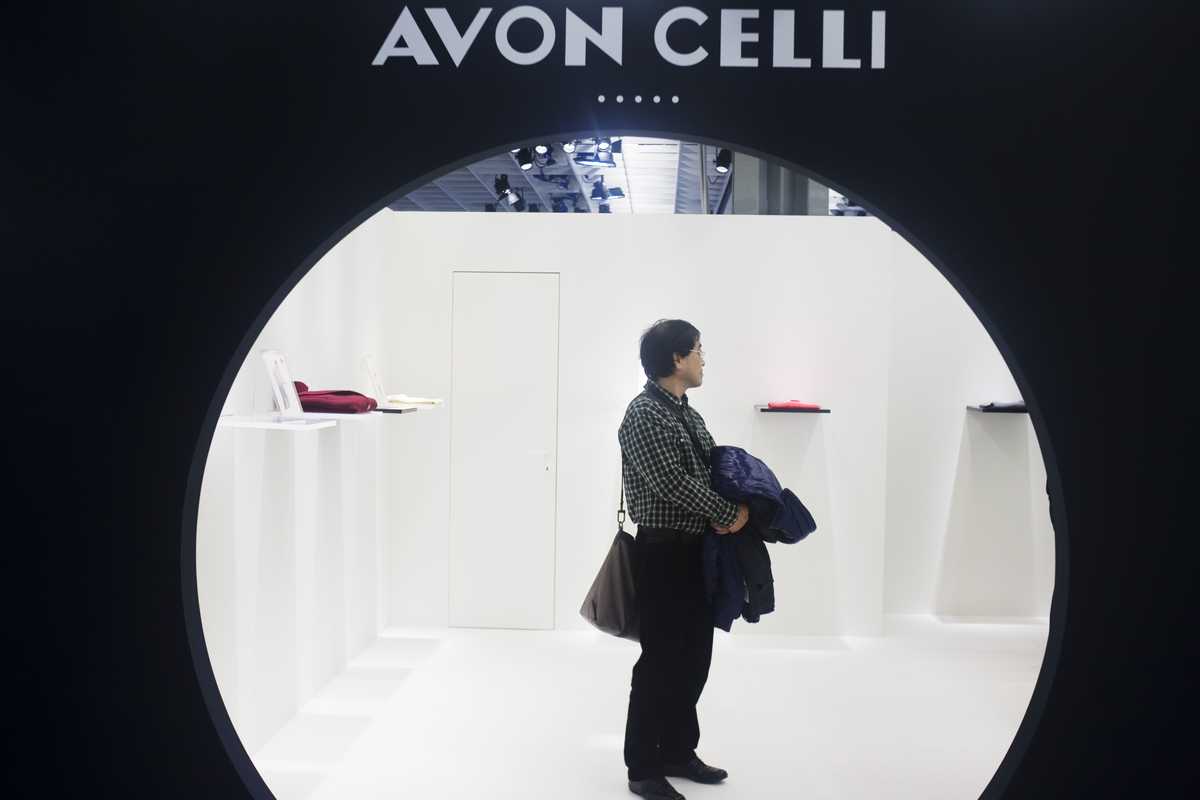 Avon Celli stand, a brand reborn