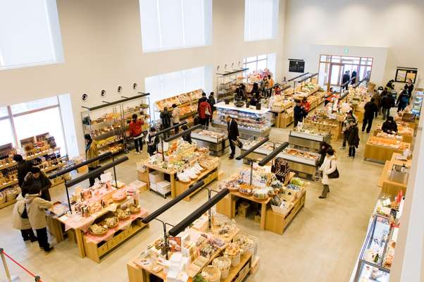 Shoppers at Food Marché