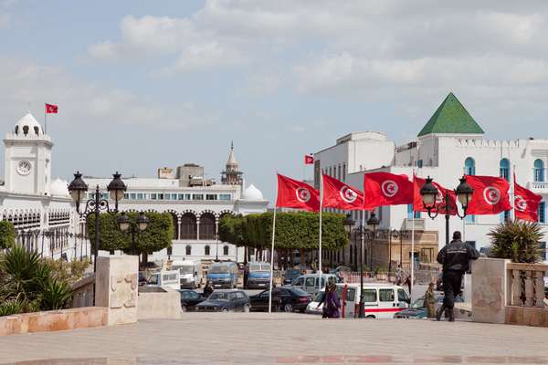 View from town hall towards Kasbah 