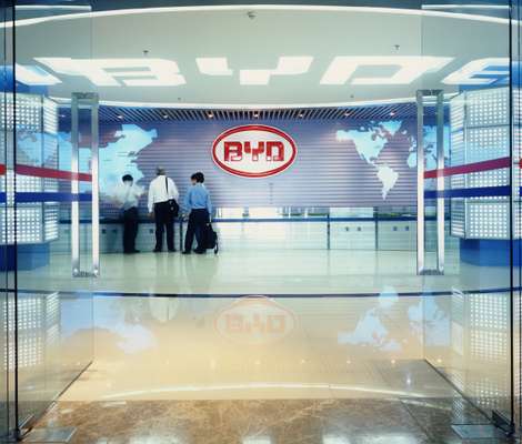 Entrance of BYD