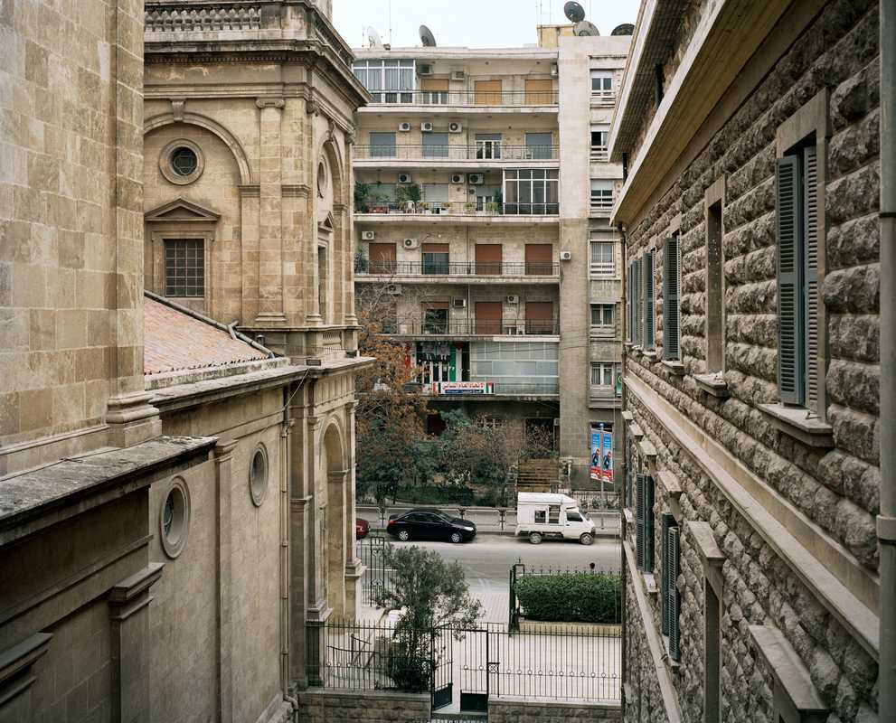 View from St Antoine de Padoue church over the Al-Aziziah quarter