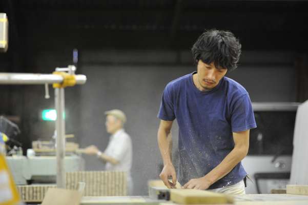 Makoto Nakahara in his studio