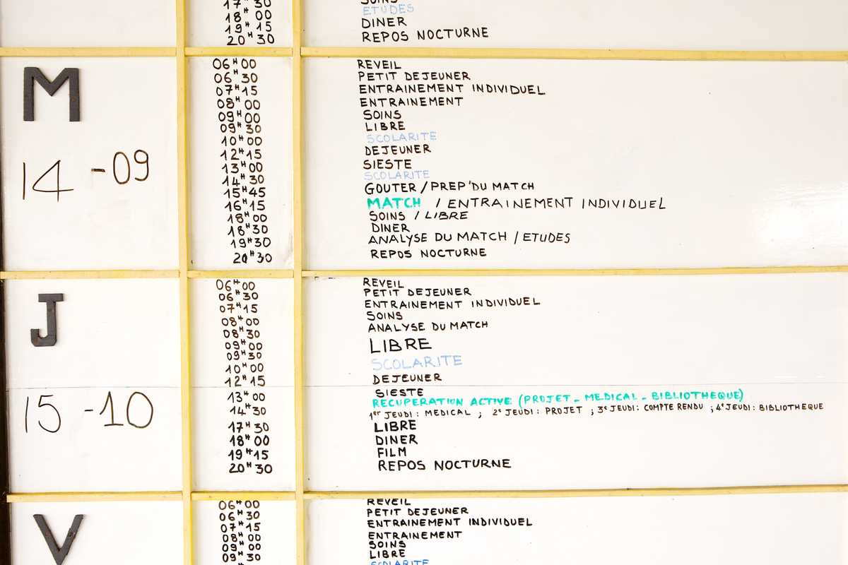 Students’ timetable