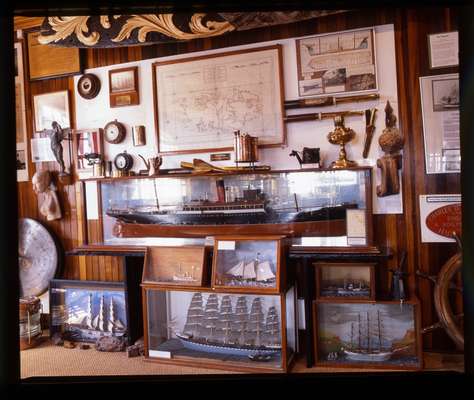 Maritime history displays in the Museum 