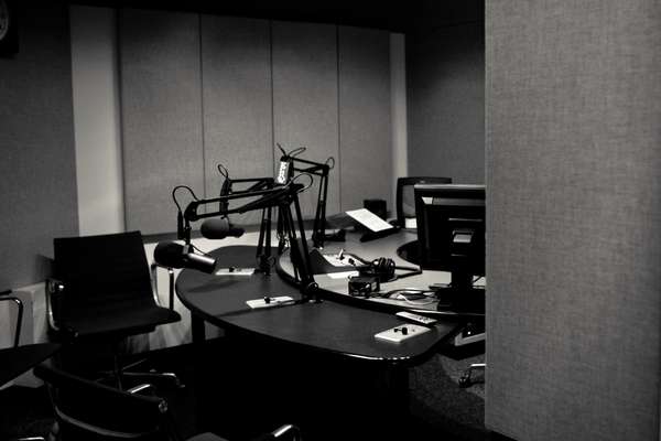 KCRW interview studio