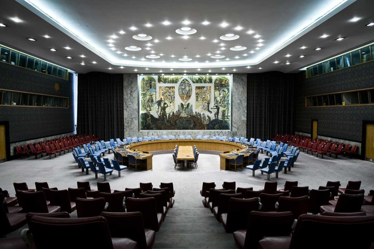 Meeting hall of the Security Council