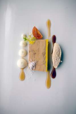 Foie gras at Viento Sur