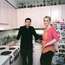 Iker and Julie Gil in their original kitchen