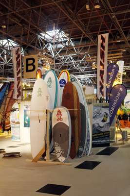 Paddle-boards in Hall 1