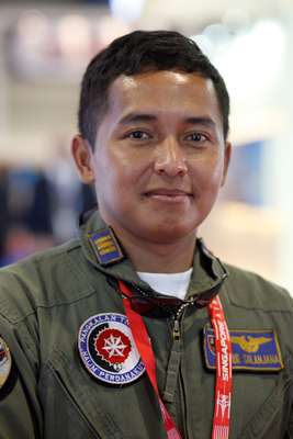 Arie Sulanja of the Indonesian Air Force 