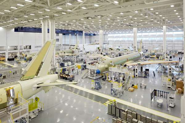 Bombardier C Series production  hangar, Mirabel