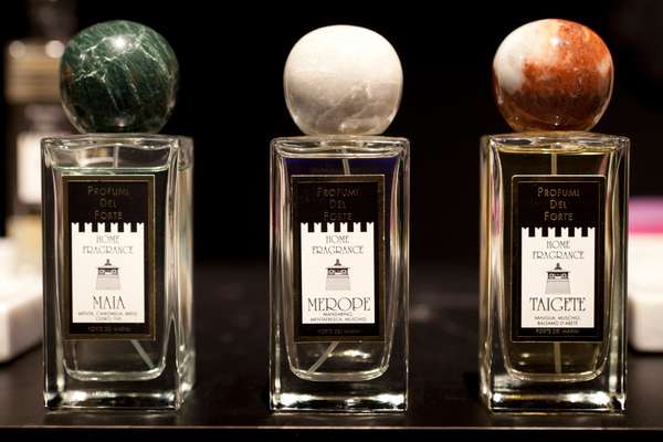 Profumi del Forte bottles with Carrara marble stoppers