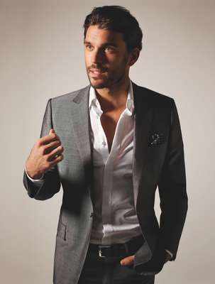 Suit & shirt by Rake, pochette by Hackett, belt by Canali