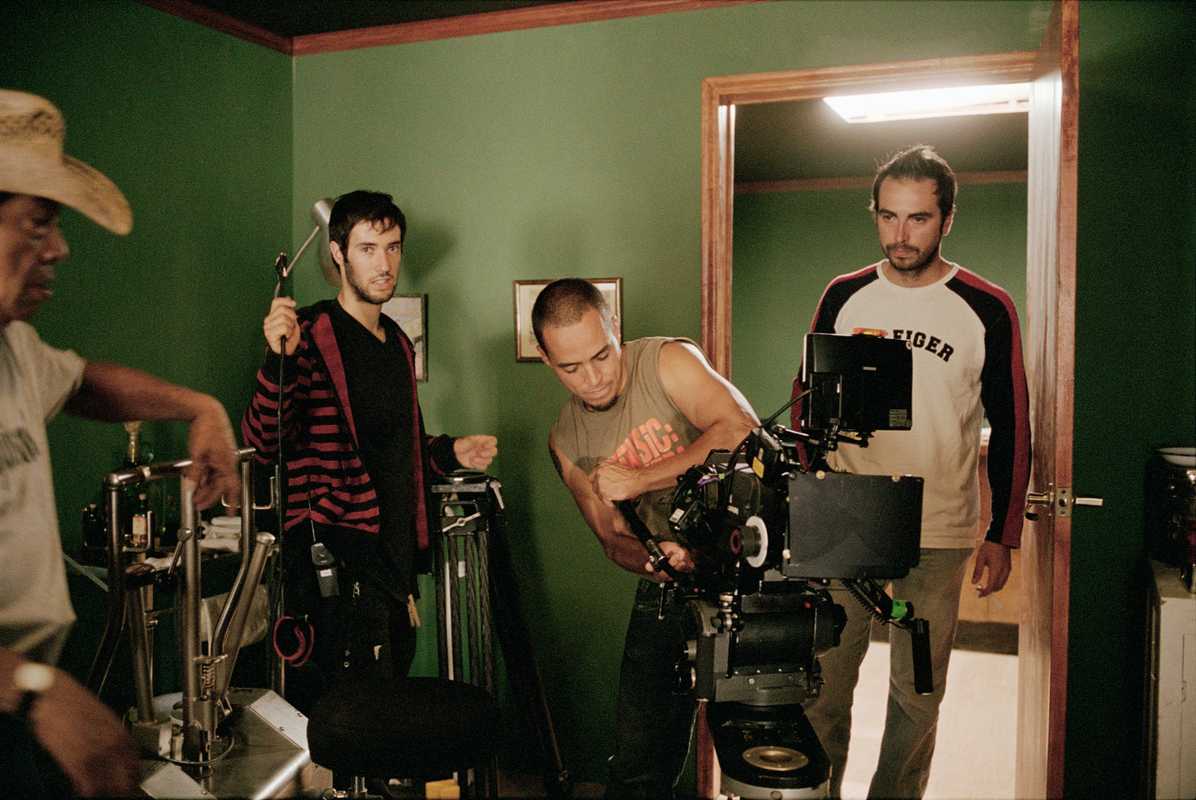 ‘Tequila’s’ director of photography Andrónico González, far right