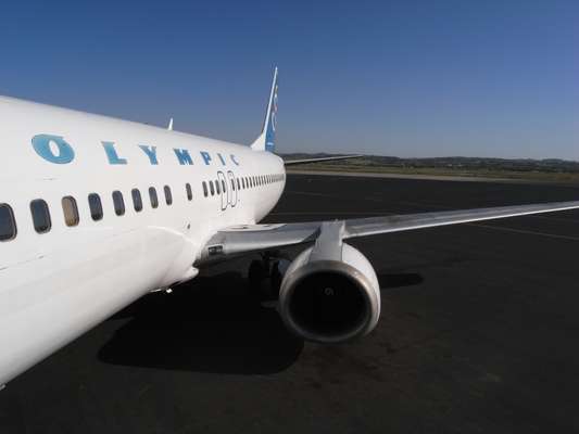 Olympic Airways operates regular flights out of Macedonia airport