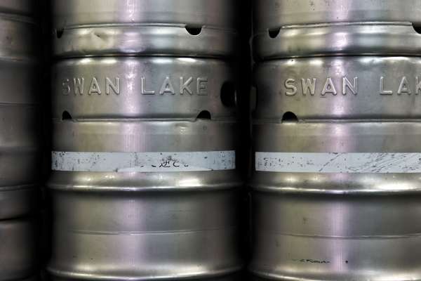 Kegs ready to ship out