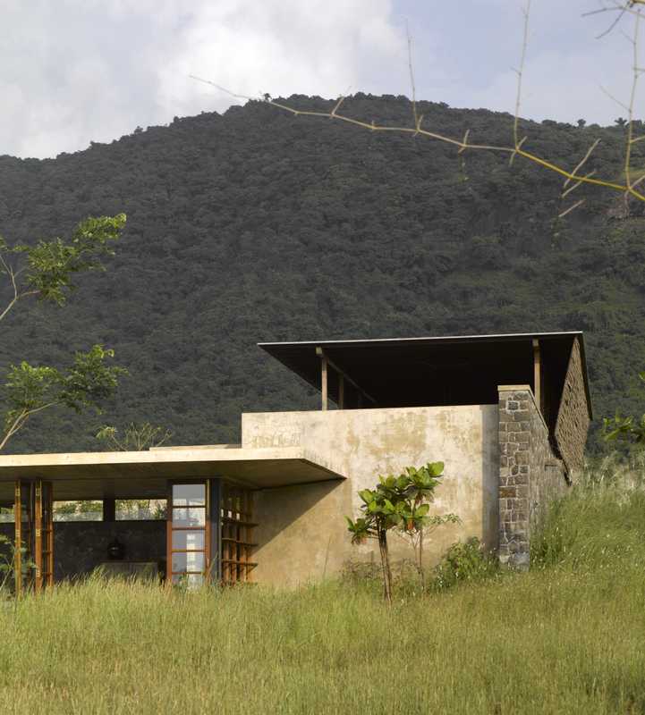 Utsav House sits unobtrusively in the local landscape