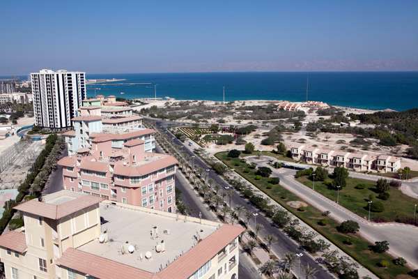 View from Kish’s tallest building 