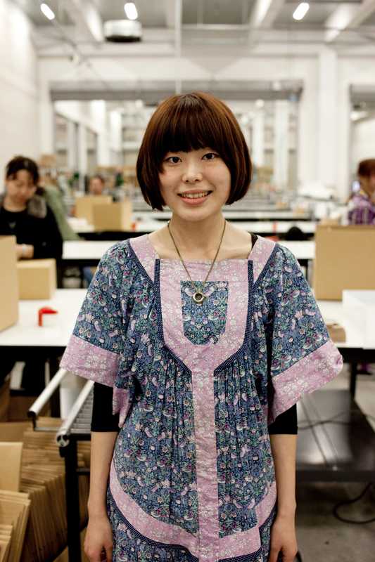 Sayaka Kimura, 24, manages distribution logistics for Zozotown 