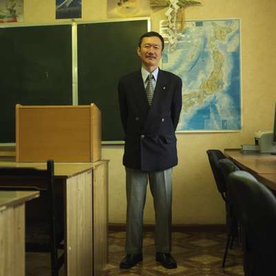 Enamito Yukihiko, Japanese teacher at Kamchatka state university