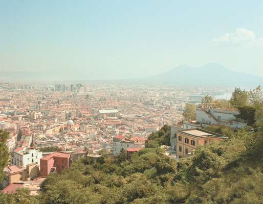 View of Naples and Vesuvius from San Martino monastery