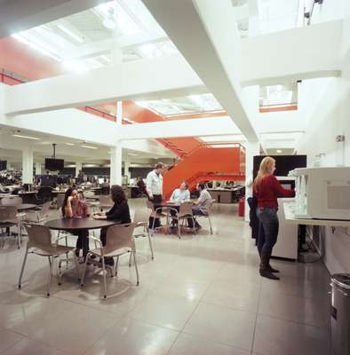 Snacks and coffee machine area 