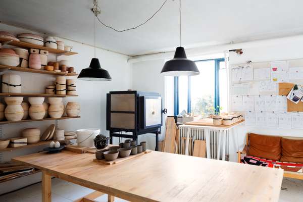 Mette Duedahl’s cosy work space