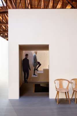 Dinesen House includes chairs by Sami Kallio for &Tradition and rug by All the Way to Paris