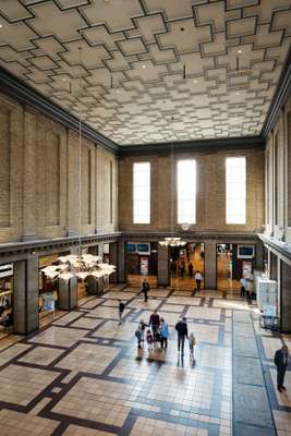 Inside Aarhus Central Station, built in 1927 