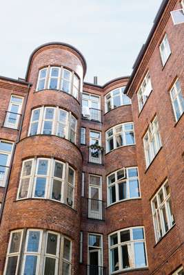 Number 19 seen from its rear courtyard