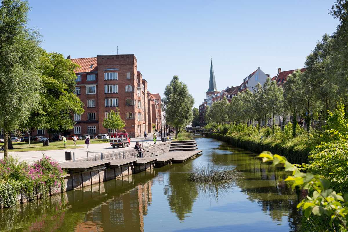 Aarhus River by Mølleparken