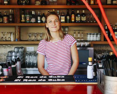 Bar at Paillote Moorea, Ajaccio