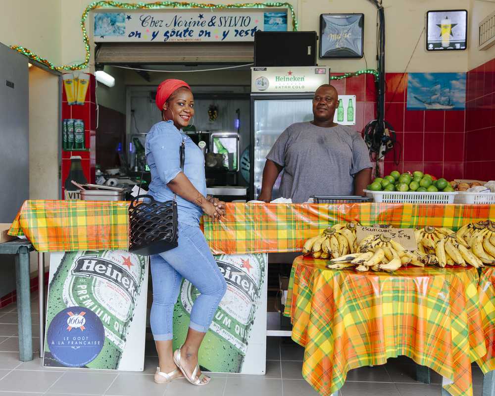 Fruit stand in Cayenne 