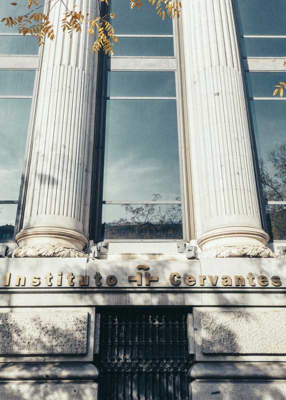 Façade of the Instituto Cervantes Madrid HQ