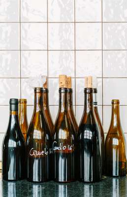 Test bottles at Suertes del Marqués 