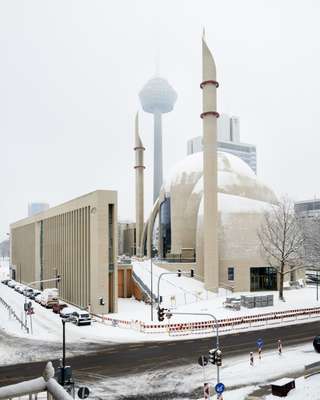 The Central Mosque in the Ehrenfeld district of Köln