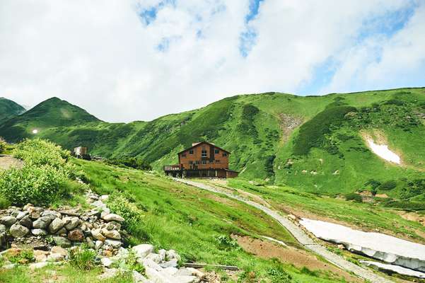 Tateyama Renpo Lodge has a hot-spring bath