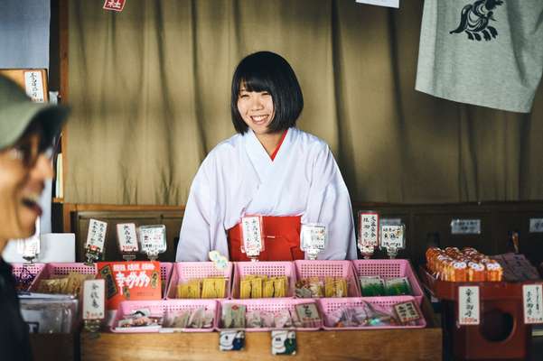 Mountaintop souvenirs and snacks 