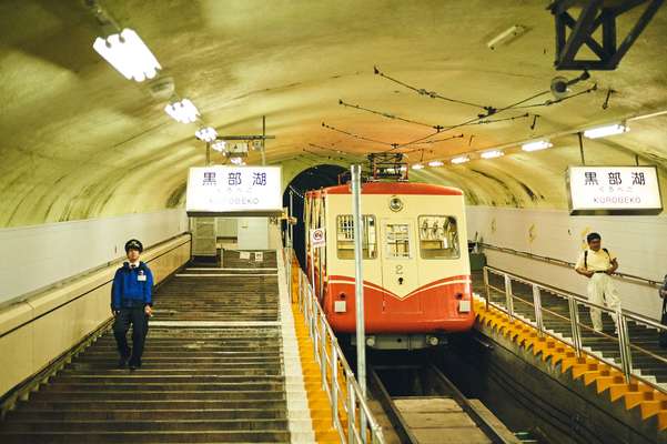 Tateyama transport: cable cars and ropeways