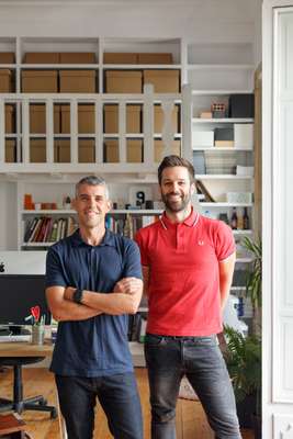 Owners of Costa Comunicación Visual, a design studio that does work for Inditex 