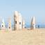Manolo Paz’s oceanside work ‘Menhirs for Peace’