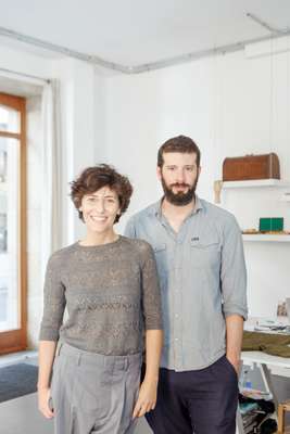 Knitbrary founders Yolanda Estévez and Pedro Castellanos