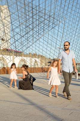 Family outing on the revamped waterfront