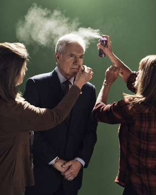 Ready for his close-up: ‘Jeopardy!’ host Alex Trebek backstage