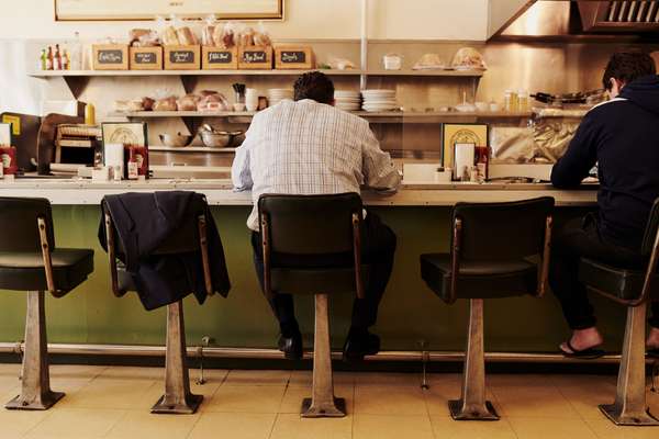 Snug Harbor, an example of counter-style diners of the 1940s