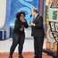 ‘The Price is Right’ host Drew Carey with a jubilant contestant