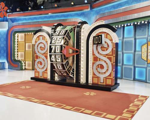 The prize wheel at ‘The Price is Right’
