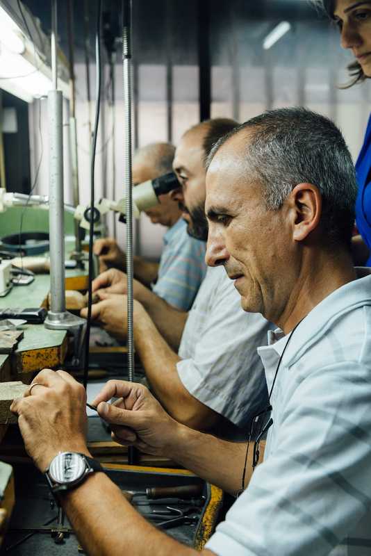 Yeprem's jewellery is made at its HQ in Bourj Hammoud