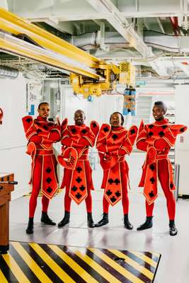 Acrobatic troupe African Stars in ‘Wonderland’ dress 