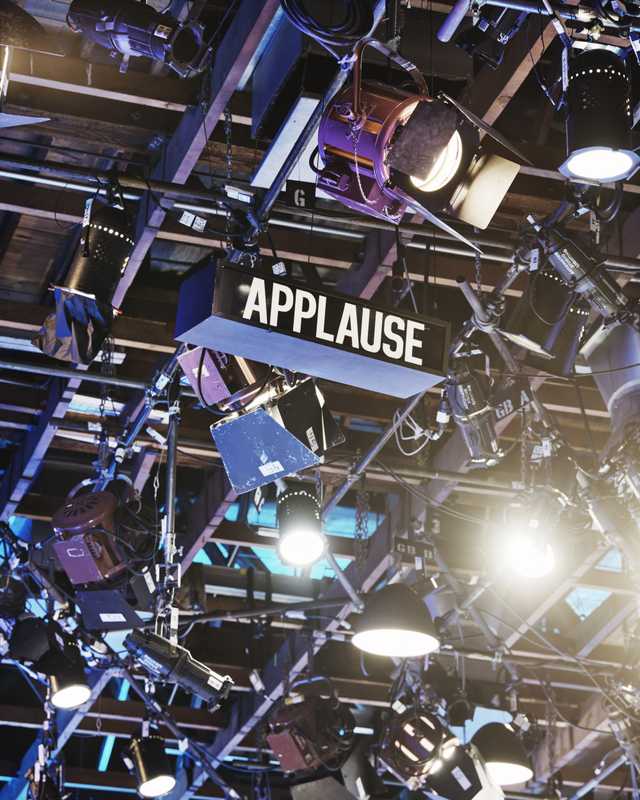 Please clap: audience prompter at the ‘Wheel of Fortune’ studios